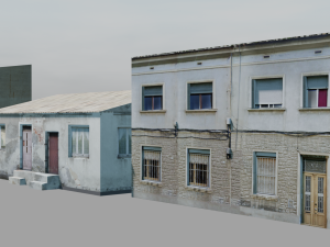 27 European building pack with LOD system Modelo 3D