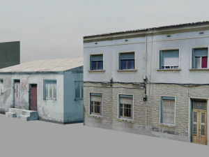 27 European building pack with LOD system 3D Model