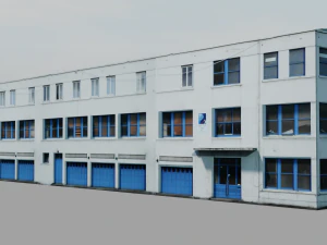 27 European building pack with LOD system 3D Model