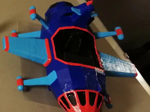 Starzinger starship blue 3D Принт Модель