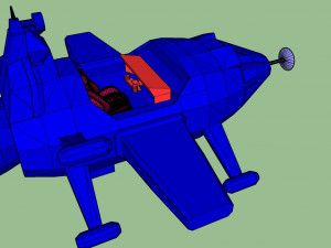 starzinger starship blue 3D Print Model