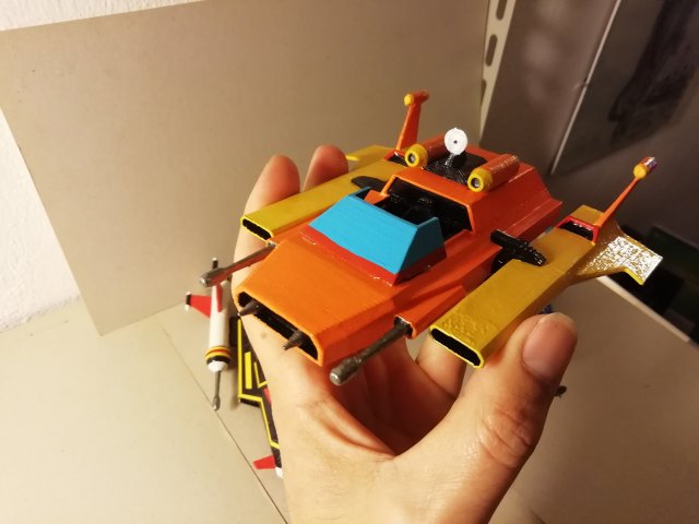 starzinger starship starbud 3D Print Model .c4d .max .obj .3ds .fbx .stl .blend 