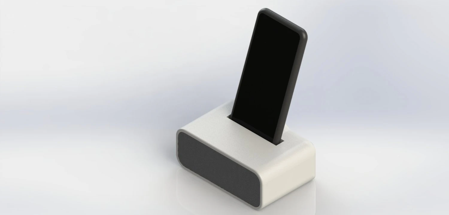 smartphone amplified speaker 3D Print Model .c4d .max .obj .3ds .fbx .stl .blend 