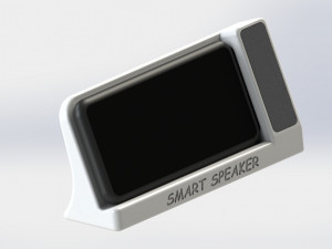 smart speaker with fast charge wireless Modello di stampa 3D