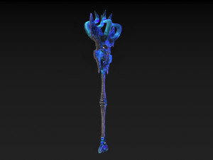 viking axe skull Modèle 3D