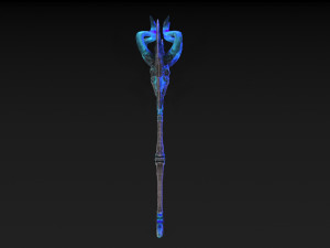 viking axe skull Modèle 3D