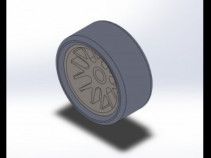 diecast rims wheels 3D 打印模型