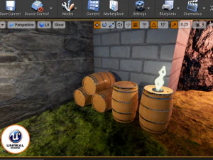 wooden barrel 3D Model