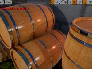 wooden barrel 3D Model