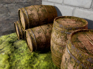 old barrel 3D Model