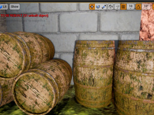 old barrel Model 3D