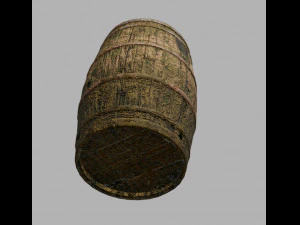 old barrel 3D Model