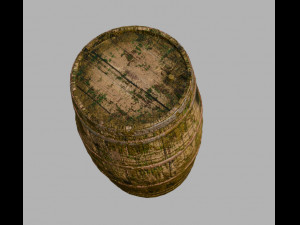 old barrel Model 3D