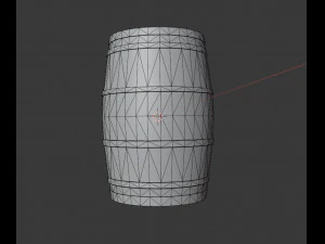 old barrel 3D Model