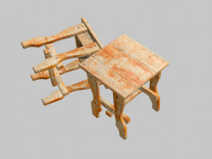 dirty chair 3D Model
