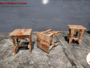 dirty chair 3D Model