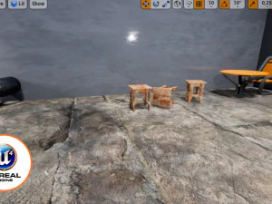 sedia sporca Modello 3D