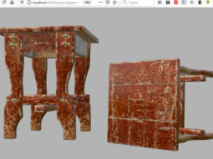 alter Stuhl 3D Modell