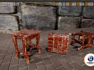 old chair Modèle 3D