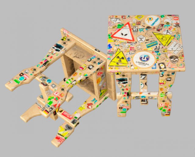 shair 3D-Modell .c4d .max .obj .3ds .fbx .stl .blend 