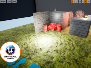 metal red barrel Modello 3D