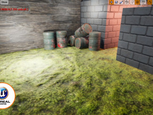 dirty metal barrel Modelo 3D
