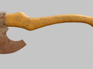 axe rusty 3D Model