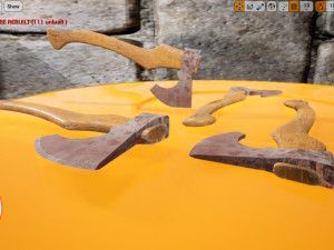 axe rusty Model 3D