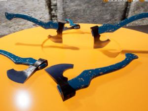 old axe 3D Model