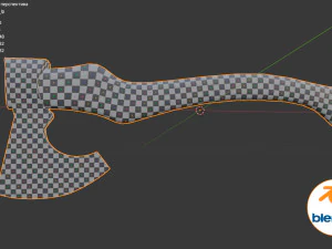 old axe 3D Model