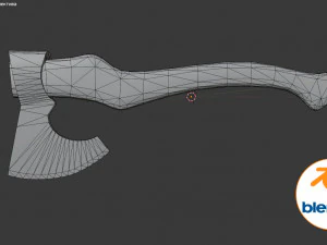 old axe 3D Model