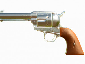 colt single action army 3D Model