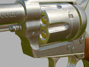 colt single action army 3D-Modell