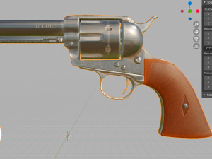 colt single action army 3D-Modell