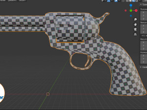 colt single action army 3D-Modell