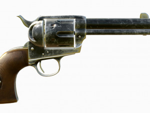 old colt Modelo 3D