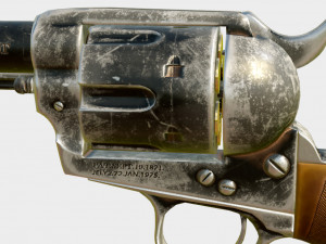 old colt Modelo 3D