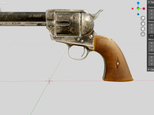 old colt Modelo 3D