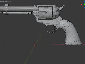 old colt Modelo 3D
