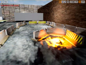 bloco de concreto antigo Modelo 3D