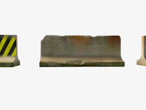 old concrete block 3D Model
