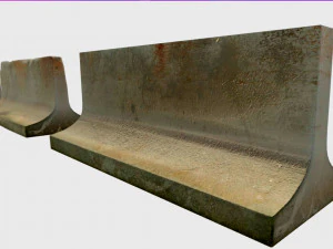 old concrete block 3D Model