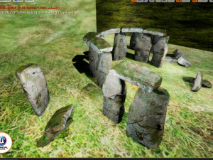 old stone stonehenge 3D Model