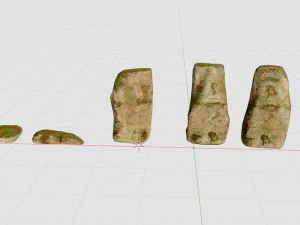 old stone stonehenge 3D Model