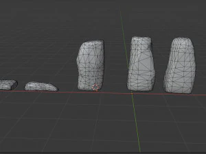 old stone stonehenge 3D Model