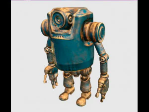 dirty robot 3D Model