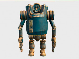 dirty robot 3D-Modell