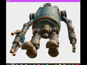 dirty robot 3D-Modell