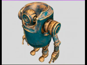 dirty robot 3D Model