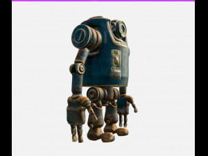 dirty robot 3D-Modell